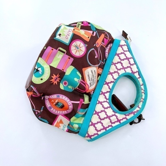 Lily Bloom Travel Tote Bag Small Hand Bag - Picture 4 of 13